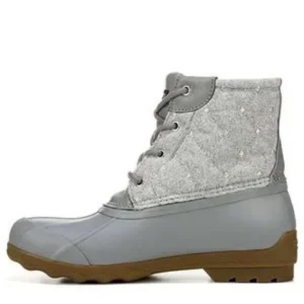 Sperry boots waterproof saltwater Girls size 5/woman's 7. Good for rain/snow